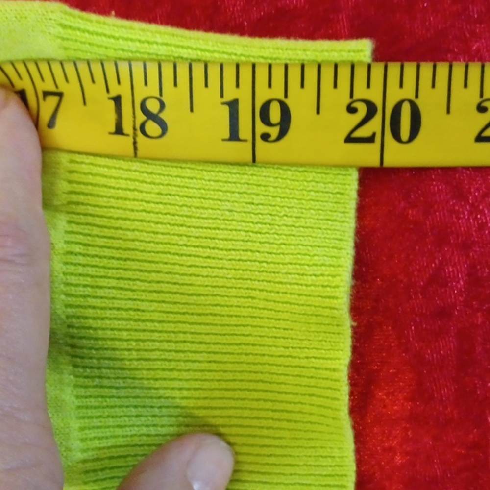 Neon Yellow Bat Sweater - Picture 7 of 13